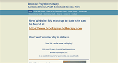 Desktop Screenshot of brookepsychologists.com