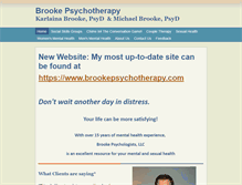 Tablet Screenshot of brookepsychologists.com